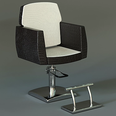 Luxury Barber Chair 3D model image 1 