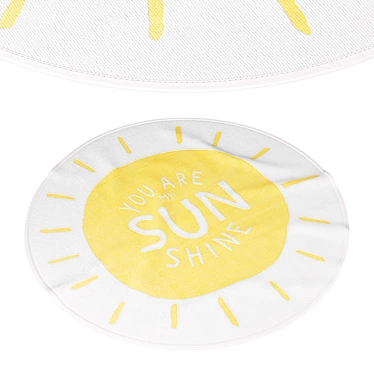 Sunshine Round Rug - H&M Home 3D model image 1 