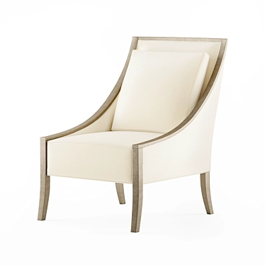 Elegant Caracole A FINE LINE Armchair 3D model image 1 