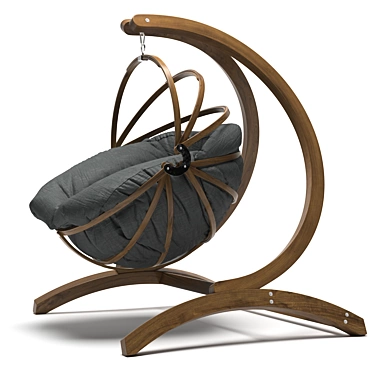 Exaco Gaya Hanging Chair - Relax in Style! 3D model image 1 