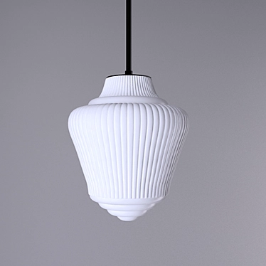 Boho Glass Pendant Light 3D model image 1 