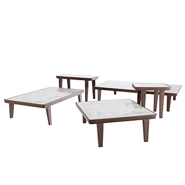 Flexform Dida Tavolino Tables 3D model image 1 