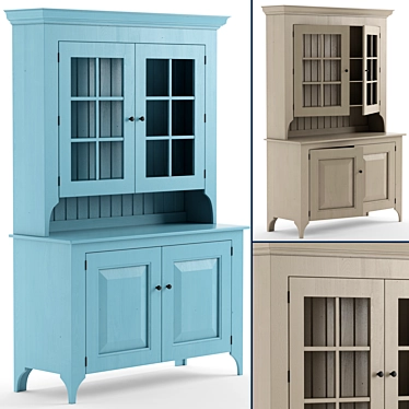 Elegant Lebanon Buffet Cabinet 3D model image 1 