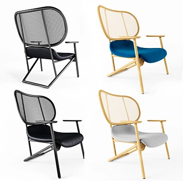 Klara Chair: Stylish, Comfortable Seating 3D model image 1 