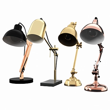 Elegant Illuminated Table Lamp 3D model image 1 