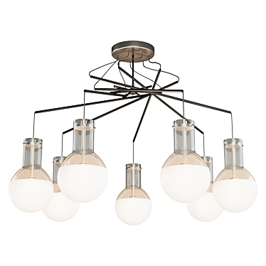 Elegant Odeon Light Chandelier 3D model image 1 