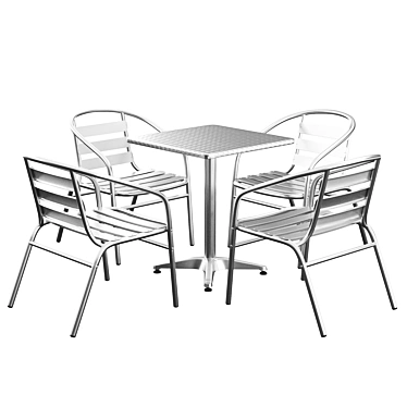 Cultivate Cozy Conversations: Cornette Patio Seating 3D model image 1 