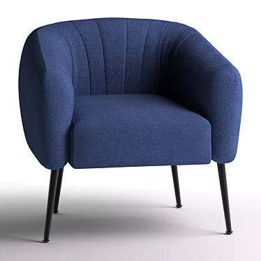 Luxurious Lusso Chair by HAlMAR 3D model image 1 