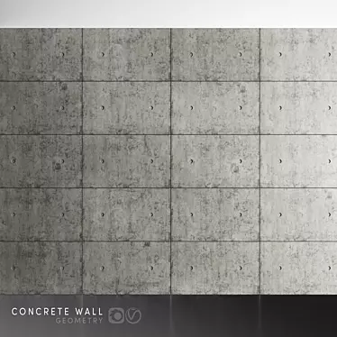 Title: Versatile Concrete Wall Panel 3D model image 1 