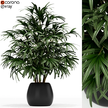170-Piece Plant Collection: Stunning Poly and Vert Counts 3D model image 1 