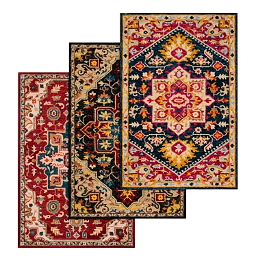 Premium Quality Carpet Set 3D model image 1 