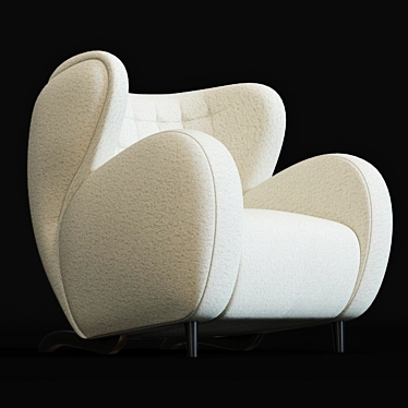 Minotaure Lounge Armchair 3D model image 1 