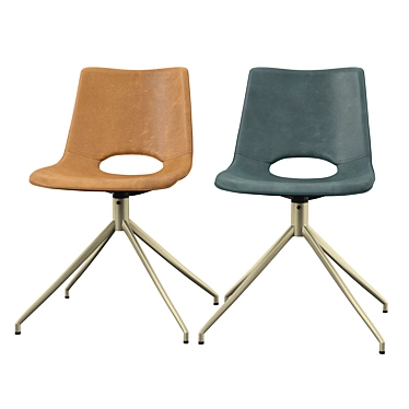 Elegant Swivel Chair: Cordelia 3D model image 1 
