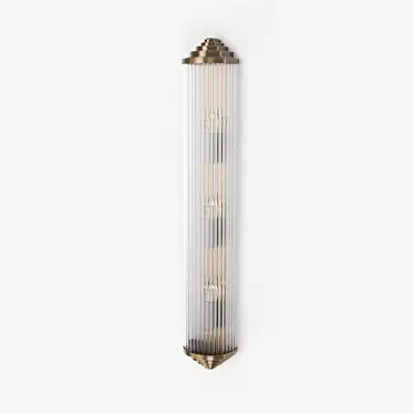 Petitot Brass Wall Light 3D model image 1 