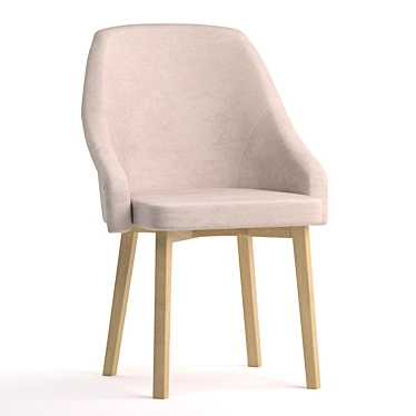 Modern Ergonomic Toledo Chair: Comfortable and Stylish 3D model image 1 