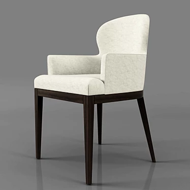 Bolgheri Collection: Sammarco Dining Chair 3D model image 1 