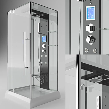 Wasserfalle W-625A Shower Cabin | High-Quality, Spacious & Stylish 3D model image 1 