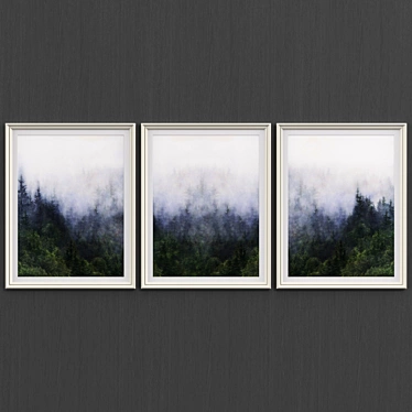 Contemporary Forest Art Collection 3D model image 1 