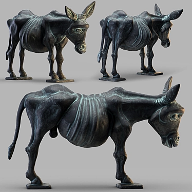 Pavel Quoytcheff Donkey Sculpture 3D model image 1 