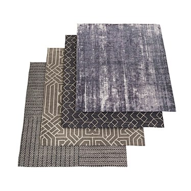 Title: Magic Home 3-Piece Rugs Collection 3D model image 1 