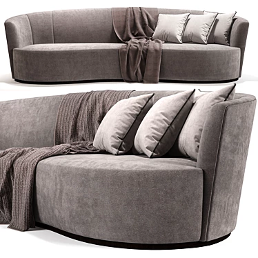 Elegant ERNEST Sofa: A Timeless Amania Addition 3D model image 1 