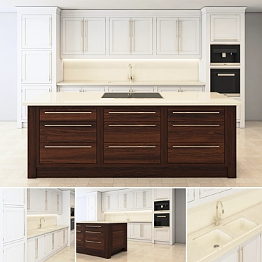 Elegant Classic Cabinet - Tom Howley 3D model image 1 