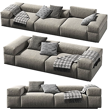 Lema BRICK LANE Sectional Sofa 3D model image 1 