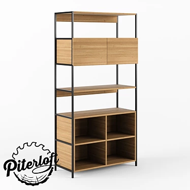 Hanley loft style shelving