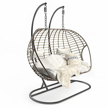 Double Indoor Outdoor Hanging Chair 