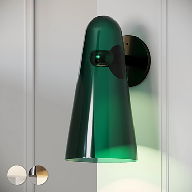 Domi Wall Sconce: Exquisite Illumination with Articolo 3D model image 1 