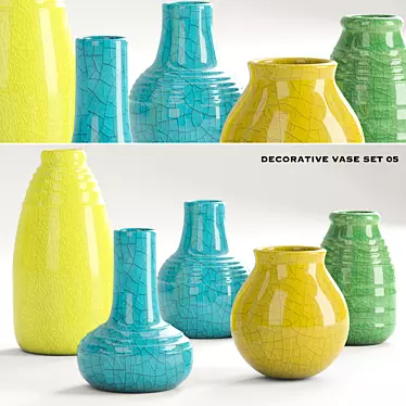 Versatile Vase Collection 3D model image 1 