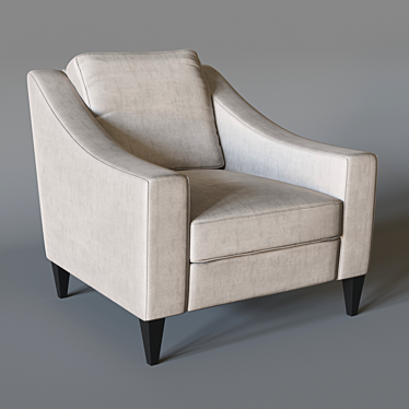 Bourne Luxdeco Armchair 3D model image 1 