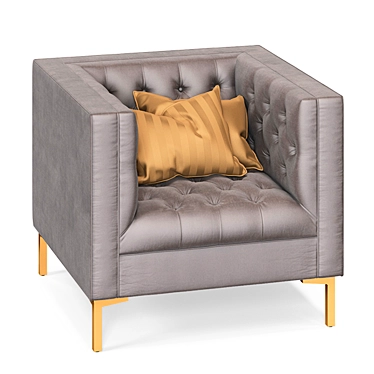 Zanetta Chair: Stylish and Comfortable 3D model image 1 