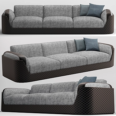 Chic Bentley Home Chorley Sofa 3D model image 1 