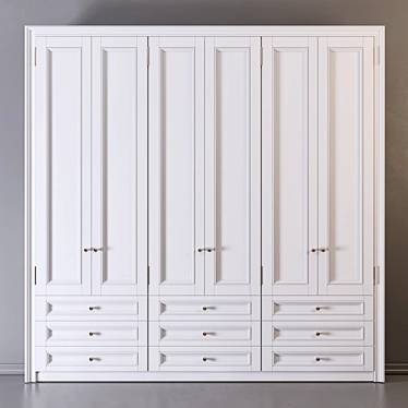 Elegant 28-Inch Cabinet 3D model image 1 