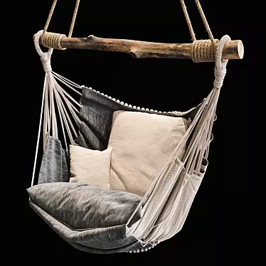 Hanging Hammock Chair: Relax in Style 3D model image 1 