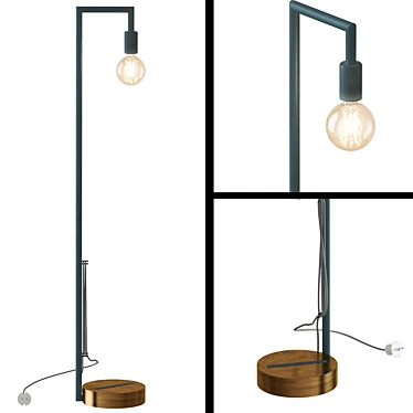 Modern FILD Floor Lamp 3D model image 1 