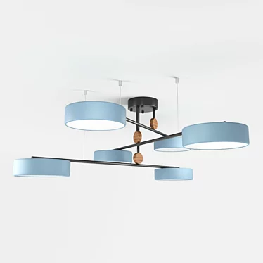 Technum LED Color Pendant Light 3D model image 1 