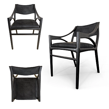  Sleek O Chair: Modern Design, Perfect Size 3D model image 1 