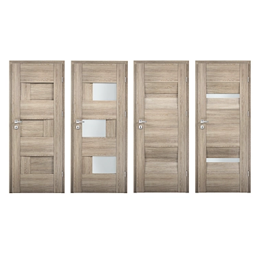 Timeless Elegance: Optim Nova Interior Doors 3D model image 1 