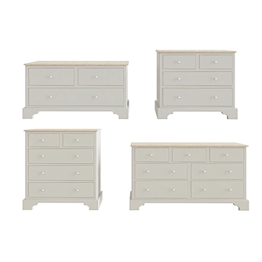 Elegant Chichester Dressers: Timeless Storage Solutions 3D model image 1 