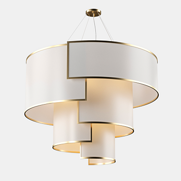 Italian Designer IL Paralume Marina Pendant Lamp 3D model image 1 