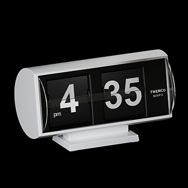 Retro Flip Clock by Twemco 3D model image 1 