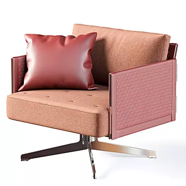 Clayton Contemporary Armchair 3D model image 1 