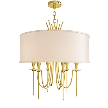 Hudson Valley Damaris Aged Brass 6-Light Chandelier