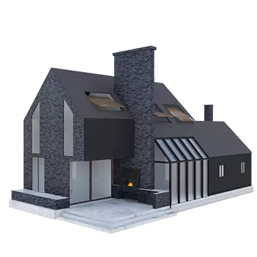 Charming Country Cottage 3D model image 1 