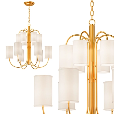 Rustic Elegance: Hudson Valley Junius 3D model image 1 