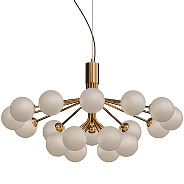 Nuura Brass Pendant Light 3D model image 1 