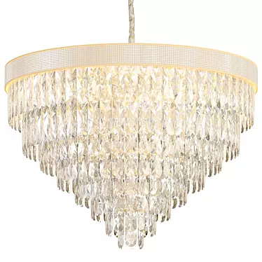 Elegant Illumination: CANDELA_23 Chandelier 3D model image 1 