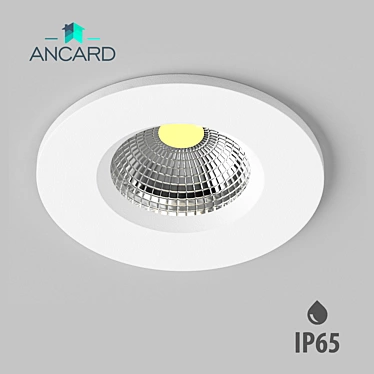 Waterproof Recessed IP65 Lamp 3D model image 1 